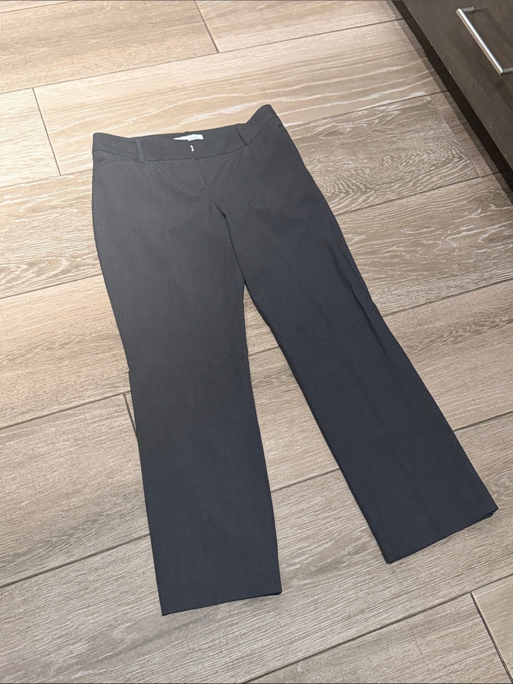 Liz Claiborne Black Classic Audra Straight-Leg Trousers